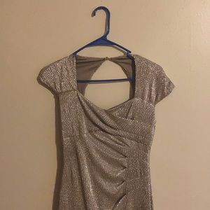 Ralph Lauren Gold Evening Gown